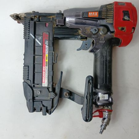 MAX マックス 高圧ステープル用エアネイラ HA-50F3 レッド ケース付 50mm