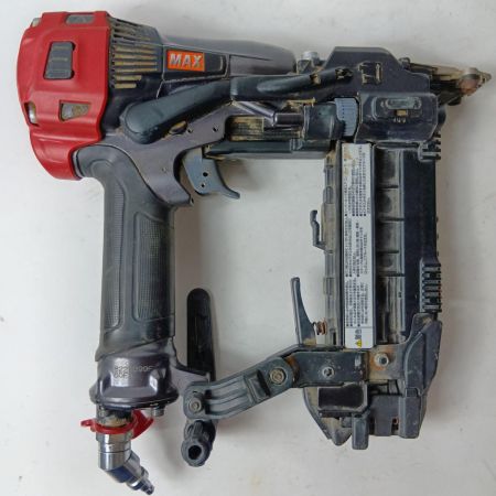MAX マックス 高圧ステープル用エアネイラ HA-50F3 レッド ケース付 50mm