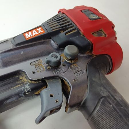 MAX マックス 高圧ステープル用エアネイラ HA-50F3 レッド ケース付 50mm