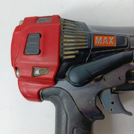 MAX マックス 高圧ステープル用エアネイラ HA-50F3 レッド ケース付 50mm