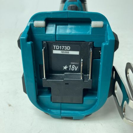 MAKITA マキタ インパクトドライバ コードレス式 18v TD173DRGX ブルー 充電器・充電池2個・ケース付