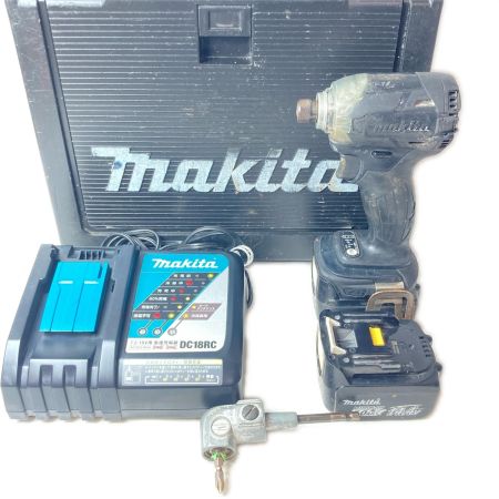 MAKITA マキタ インパクトレンチ コード式 14.4v TD137D ブラック 充電器・充電池2個・ケース付 
