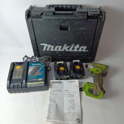 MAKITA マキタ インパクトドライバ TD160D グリーン×ブラック 充電器・充電池2個・ケース付 コードレス式 14.4v Cランク