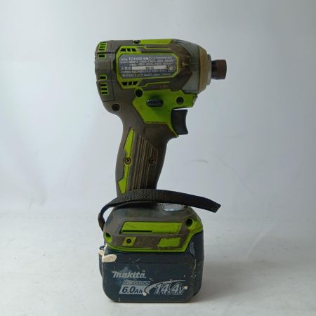 MAKITA マキタ インパクトドライバ TD160D グリーン×ブラック 充電器・充電池2個・ケース付 コードレス式 14.4v