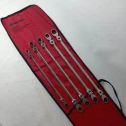 Snap-on スナップオン ダブルフレックスラチェッティングレンチセット XFRM705 ライトグレー 袋付 Bランク