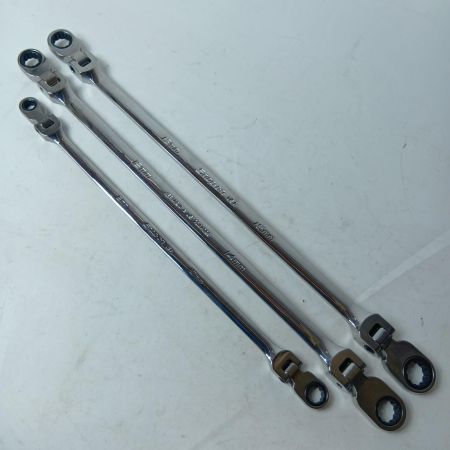 Snap-on スナップオン ダブルフレックスラチェッティングレンチセット XFRM705 ライトグレー 袋付