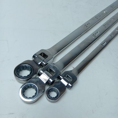 Snap-on スナップオン ダブルフレックスラチェッティングレンチセット XFRM705 ライトグレー 袋付