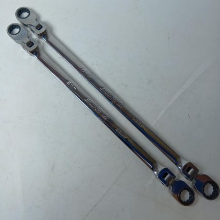 Snap-on スナップオン ダブルフレックスラチェッティングレンチセット XFRM705 ライトグレー 袋付