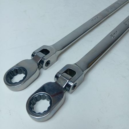 Snap-on スナップオン ダブルフレックスラチェッティングレンチセット XFRM705 ライトグレー 袋付