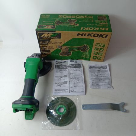 HiKOKI ハイコーキ ディスクグラインダー G3613DC NN グリーン 本体のみ コードレス式 125mm 36v