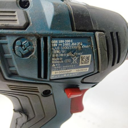 BOSCH ボッシュ 18v インパクトドライバ  GDX18V-200C ネイビー 充電池1個付 