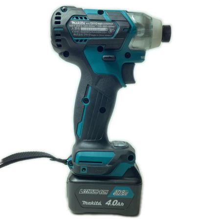 MAKITA マキタ インパクトドライバ コードレス式 10.8v 4.0Ah TD111DSMX ブルー 充電器・充電池2個・ケース付