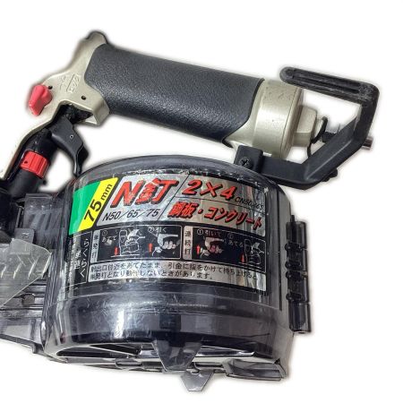 HiKOKI ハイコーキ ロール釘打機 常圧 75mm NV75AF ブラック ケース付