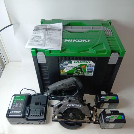 HiKOKI ハイコーキ 丸のこ コードレス式 36v C3605DA ブラック 充電器・充電池2個・ケース付