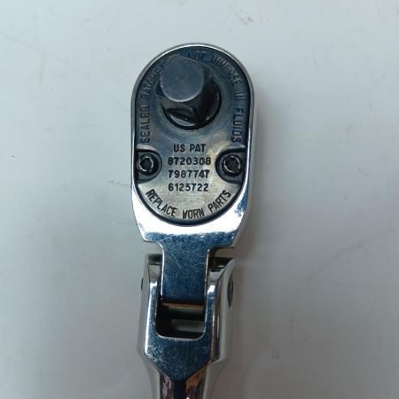 Snap-on スナップオン 3/8SQ フレックスラチェットハンドル FF80A ライトグレー 本体のみ