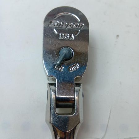 Snap-on スナップオン 3/8SQ フレックスラチェットハンドル FF80A ライトグレー 本体のみ