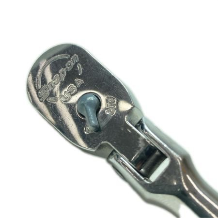 Snap-on スナップオン 3/8SQ 首振りコンパクトヘッドラチェット TF-72 ライトグレー 本体のみ