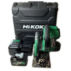 HiKOKI ハイコーキ 丸のこ コードレス式 165mm 36v C3606DA グリーン 充電器・充電池1個・ケース付 Aランク
