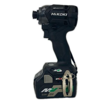 HiKOKI ハイコーキ インパクトドライバ WH36DC ブラック 充電器・バッテリー2個・ケース付 コードレス式 36v 8111733