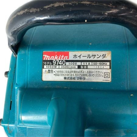 MAKITA マキタ ホイールサンダー 9740 ブルー 本体のみ コード式 100v