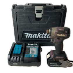 MAKITA マキタ インパクトドライバ コードレス式 18v TD173D パープル 充電器・充電池1個・ケース付 Cランク