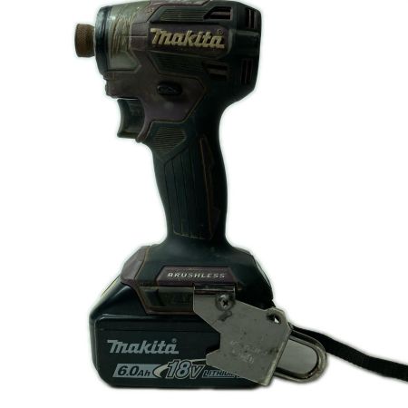 MAKITA マキタ インパクトドライバ コードレス式 18v TD173D パープル 充電器・充電池1個・ケース付