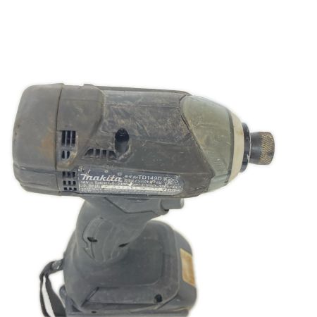 MAKITA マキタ インパクトドライバ TD149D ブラック 互換バッテリー1個付 コードレス式 18v 473563