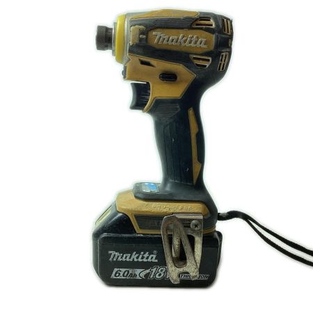 MAKITA マキタ インパクトドライバ コードレス式 18V TD172DGX イエロー 充電器・充電池2個・ケース付