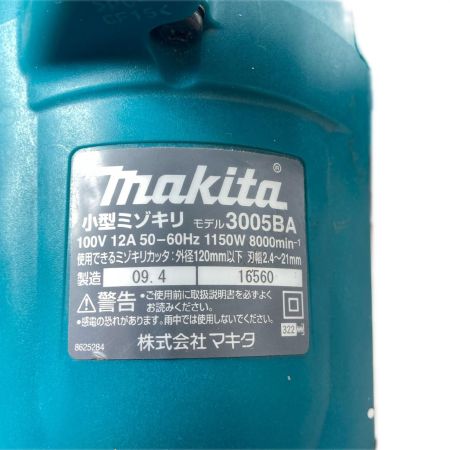 MAKITA マキタ ミゾキリ 3005BA グリーン 本体のみ コード式 120mm 100v