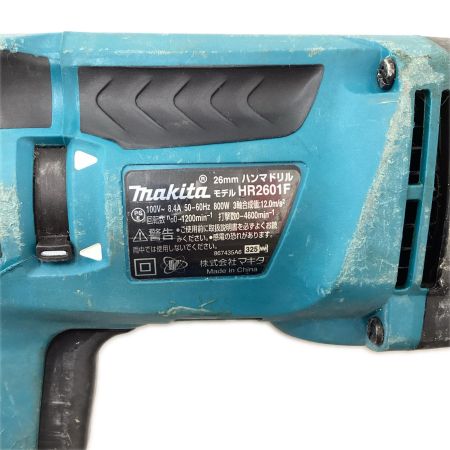 MAKITA マキタ ハンマドリル HR2601F ブルー ケース付 コード式 26mm 100v 20186
