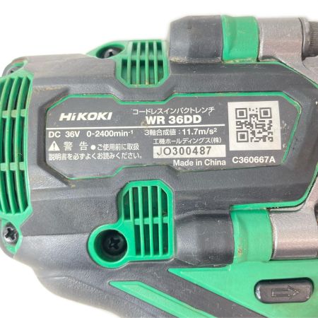 HiKOKI ハイコーキ インパクトレンチ WR36DD グリーン バッテリー1個付 コードレス式 36v 300487