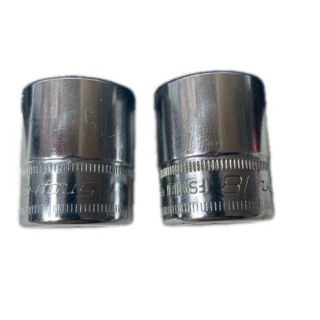 Snap-on スナップオン 3/8 6角 シャローソケット セット  12pcs 212FSMY ライトグレー 8～19mm 11pcs 12ｍｍ欠品