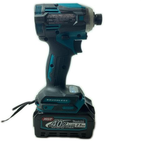 MAKITA マキタ インパクトドライバ 40v 2.5Ah TD001G ブルー 充電器・充電池2個・ケース付