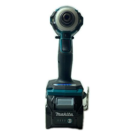 MAKITA マキタ インパクトドライバ 40v 2.5Ah TD001G ブルー 充電器・充電池2個・ケース付