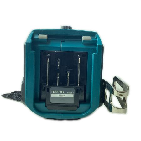 MAKITA マキタ インパクトドライバ 40v 2.5Ah TD001G ブルー 充電器・充電池2個・ケース付