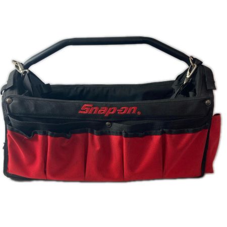 Snap-on スナップオン ツールトートバッグ TB50 ブラック×レッド ベルト付き