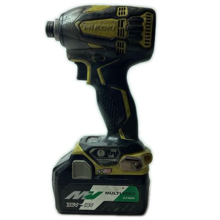 HiKOKI ハイコーキ インパクトドライバ コードレス式 18v WH18DDL2 イエロー 充電器・充電池2個・ケース付