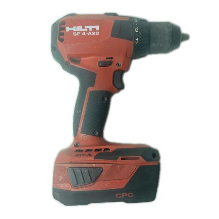 Hilti ヒルティ ドライバドリル コードレス式 21.6V SF 4-A22 レッド 充電池1個付 