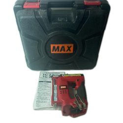 MAX マックス 電動タッカ 14.4v  TG-Z3 レッド ケース付 Bランク