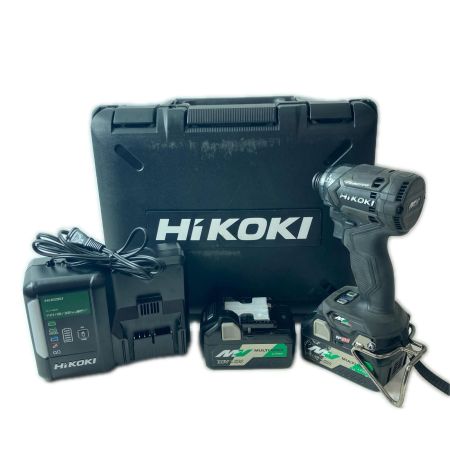 HiKOKI ハイコーキ インパクトドライバ WH36DC 2XPB ブラック 充電器・バッテリー2個・ケース付 コードレス式 36v 2.5Ah 5780-1621 キズ・ヨゴレ有