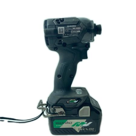 HiKOKI ハイコーキ インパクトドライバ WH36DC 2XPB ブラック 充電器・バッテリー2個・ケース付 コードレス式 36v 2.5Ah 5780-1621 キズ・ヨゴレ有