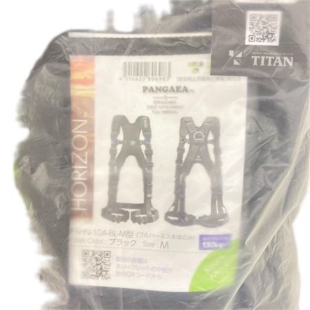 TITAN フルハーネス型安全帯 PAHN-10A-BL-M ブラック M PANGAEA HORIZON