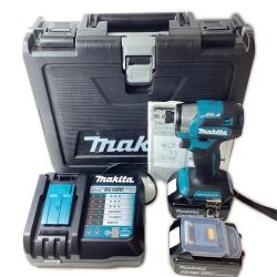 MAKITA マキタ インパクトドライバ コードレス式 18v 6.0Ah TD173DRGX ブルー 充電器・充電池2個・ケース付 Aランク