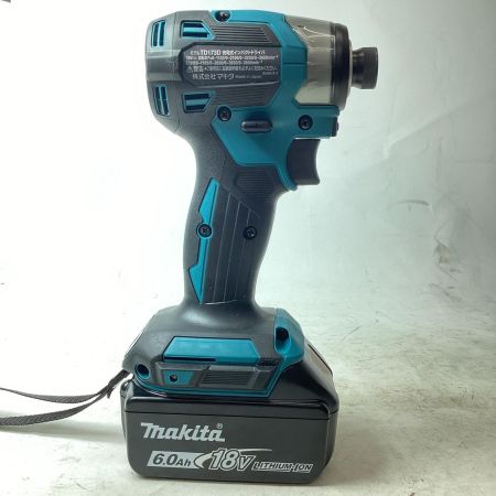 MAKITA マキタ インパクトドライバ コードレス式 18v 6.0Ah TD173DRGX ブルー 充電器・充電池2個・ケース付
