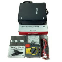 SANWA アナログ絶縁抵抗計 PDM5219S 本体のみ Sランク