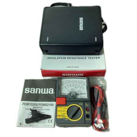 SANWA アナログ絶縁抵抗計 PDM5219S 本体のみ