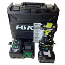 HiKOKI ハイコーキ インパクトドライバ コードレス式 36v WH36DD グリーン 充電器・充電池2個・ケース付 Sランク