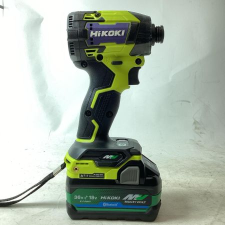 HiKOKI ハイコーキ インパクトドライバ コードレス式 36v WH36DD グリーン 充電器・充電池2個・ケース付