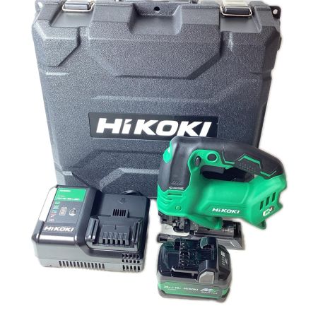 HiKOKI ハイコーキ ジグソー コードレス式 135mm 36v 5.0Ah CJ36DA(XPZ) グリーン 充電器・充電池1個・ケース付