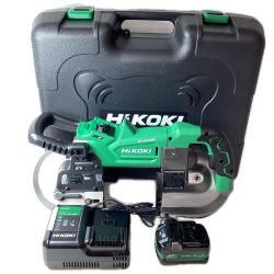 HiKOKI ハイコーキ バンドソー 120mm 36v 5.0Ah コードレス式 CB3612DA(XPZ) グリーン 充電器・充電池1個・ケース付  Sランク